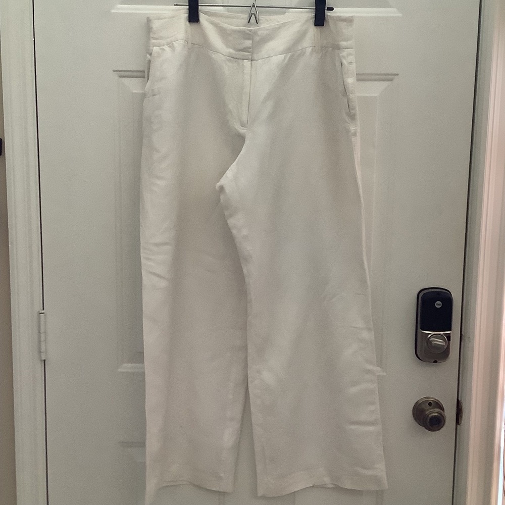 Alfani Wide Leg Pants in White